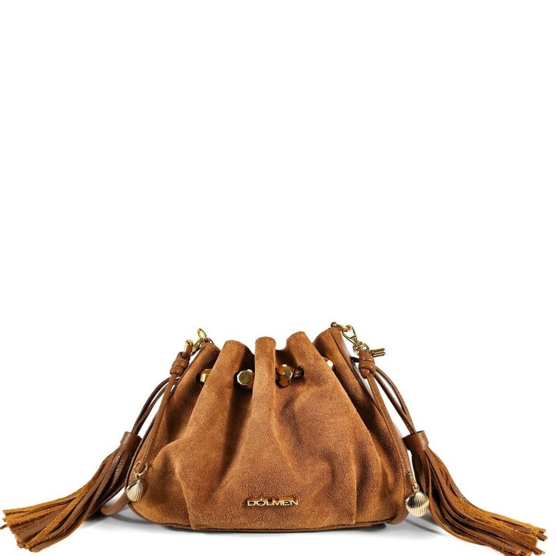 BOLSA LIZ TIRACOLO COURO CARAMELO