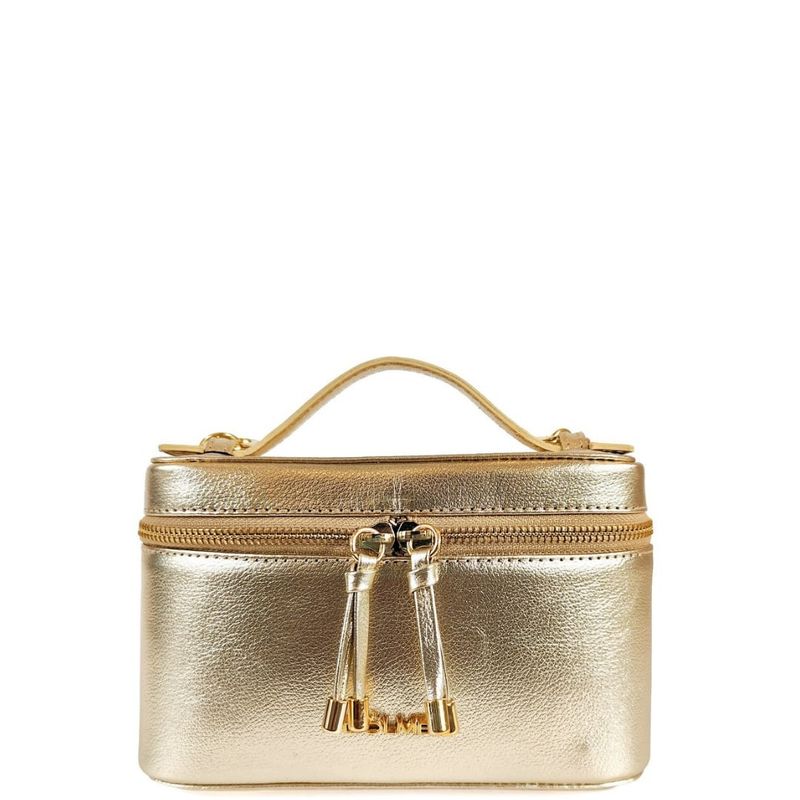 BOLSA AISHA TOTE COURO OURO