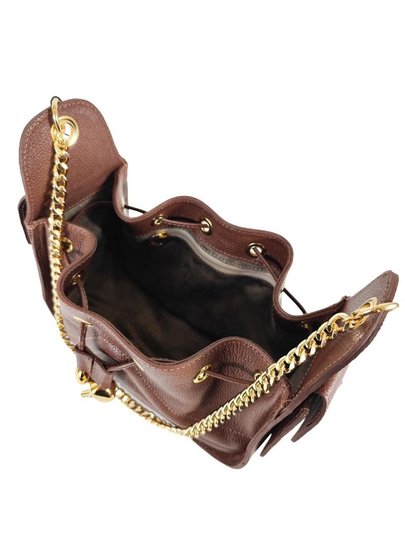 BOLSA MAYARA COURO CAFE