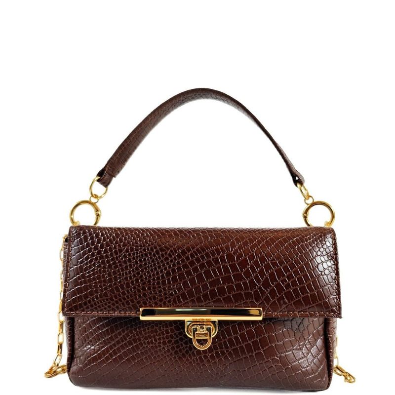 BOLSA LUMA TIRACOLO COURO PINHAO