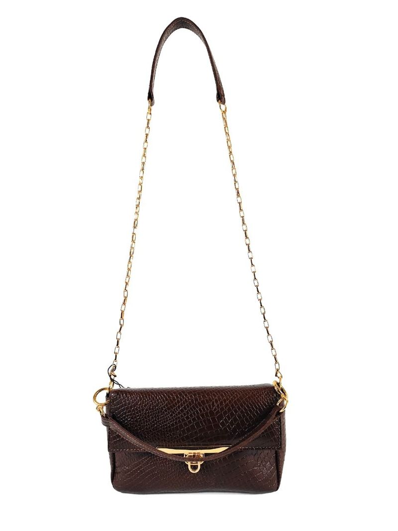 BOLSA LUMA TIRACOLO COURO PINHAO