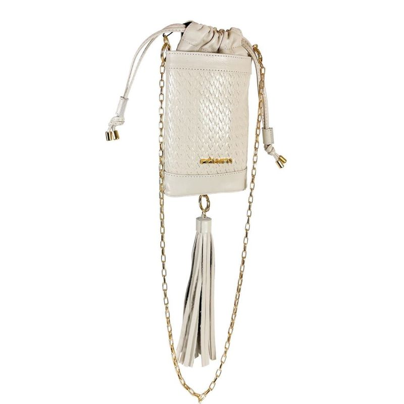 BOLSA KAMILLE TIRACOLO COURO OFF