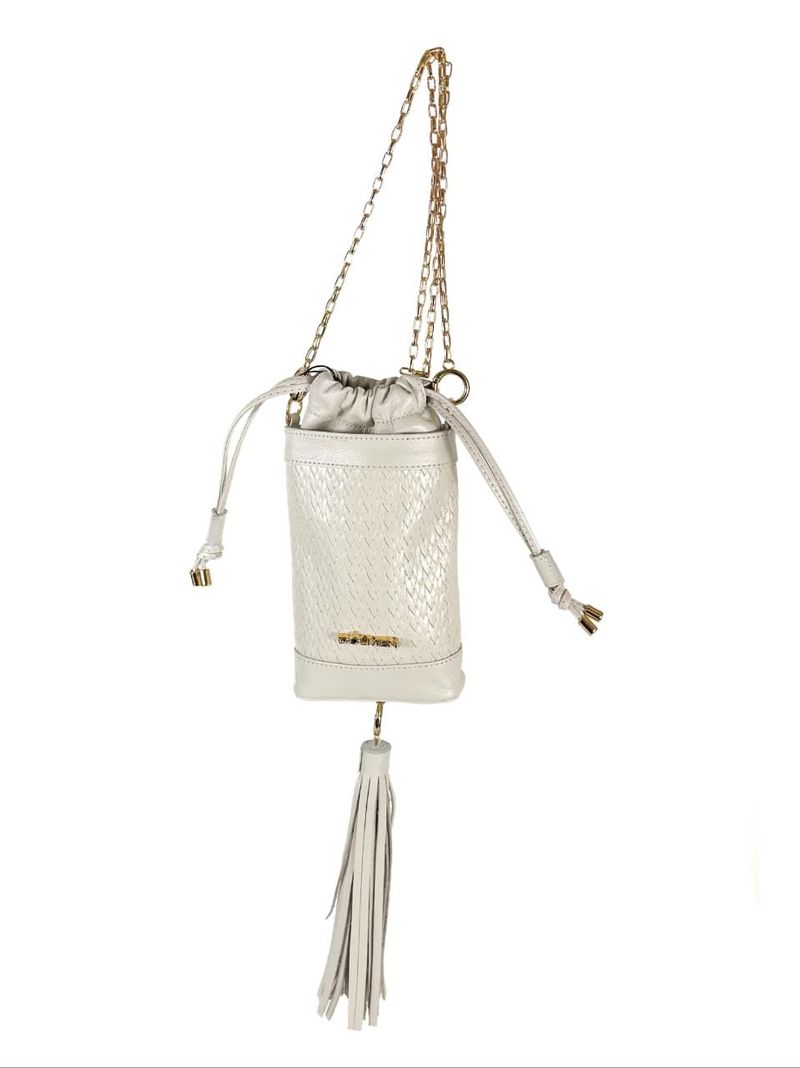 BOLSA KAMILLE TIRACOLO COURO OFF