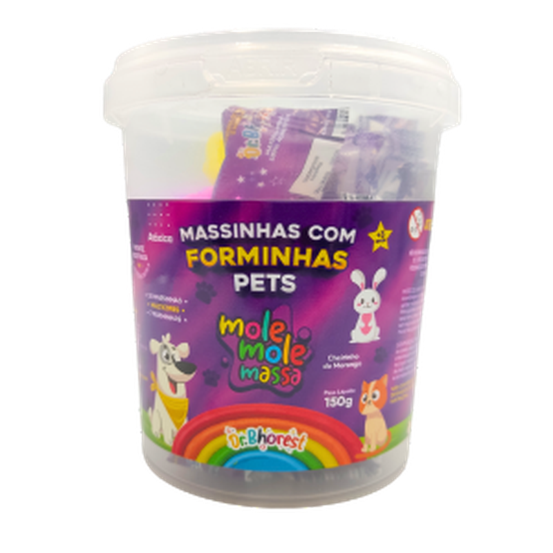 MASSINHAS COM FORMINHAS PETS 150G