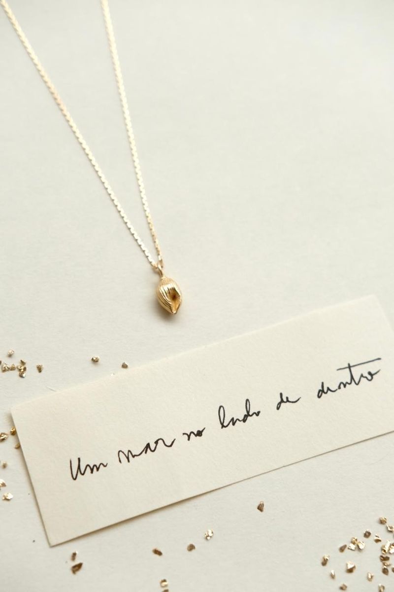 Colar Desejo  - Um Mar - 100% Prata