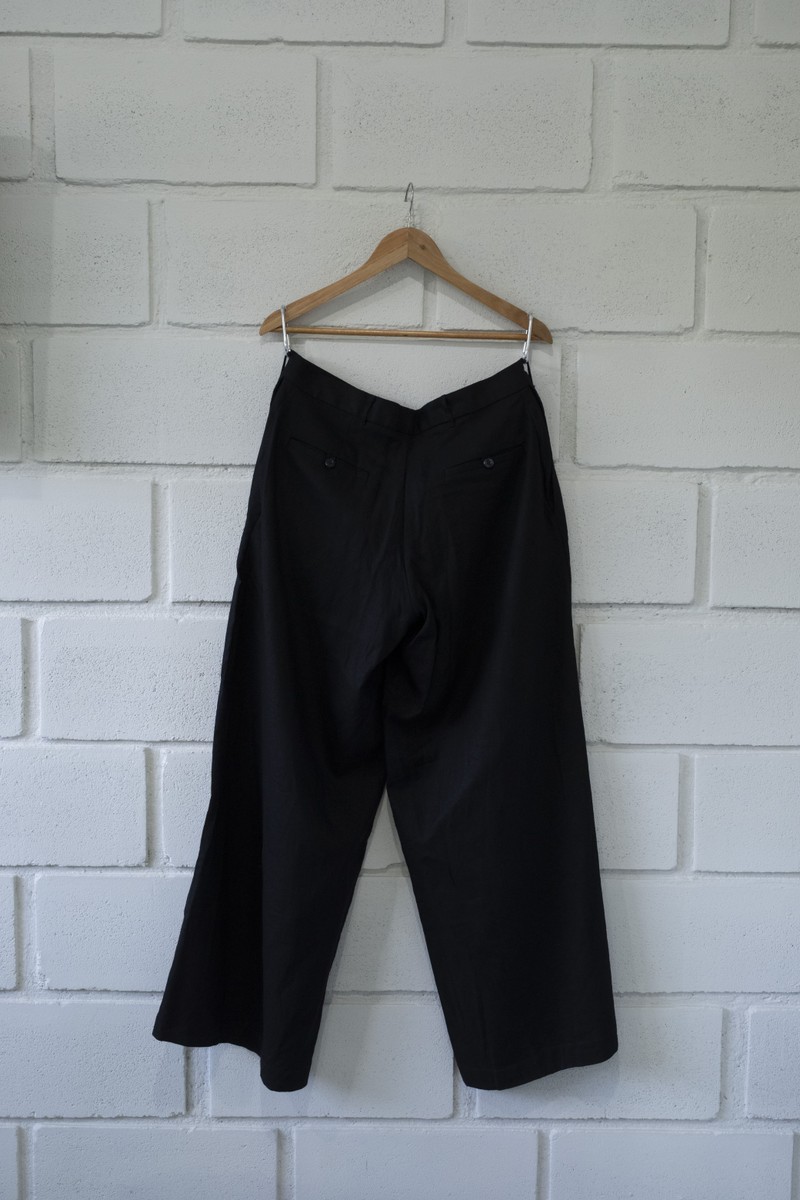 CALÇA ALFAIATARIA LINHO - PRETO