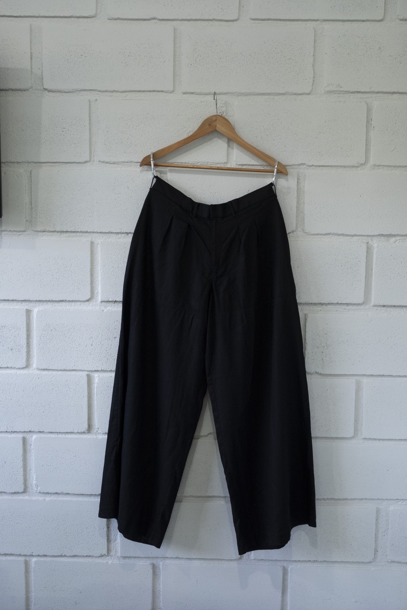 CALÇA ALFAIATARIA LINHO - PRETO