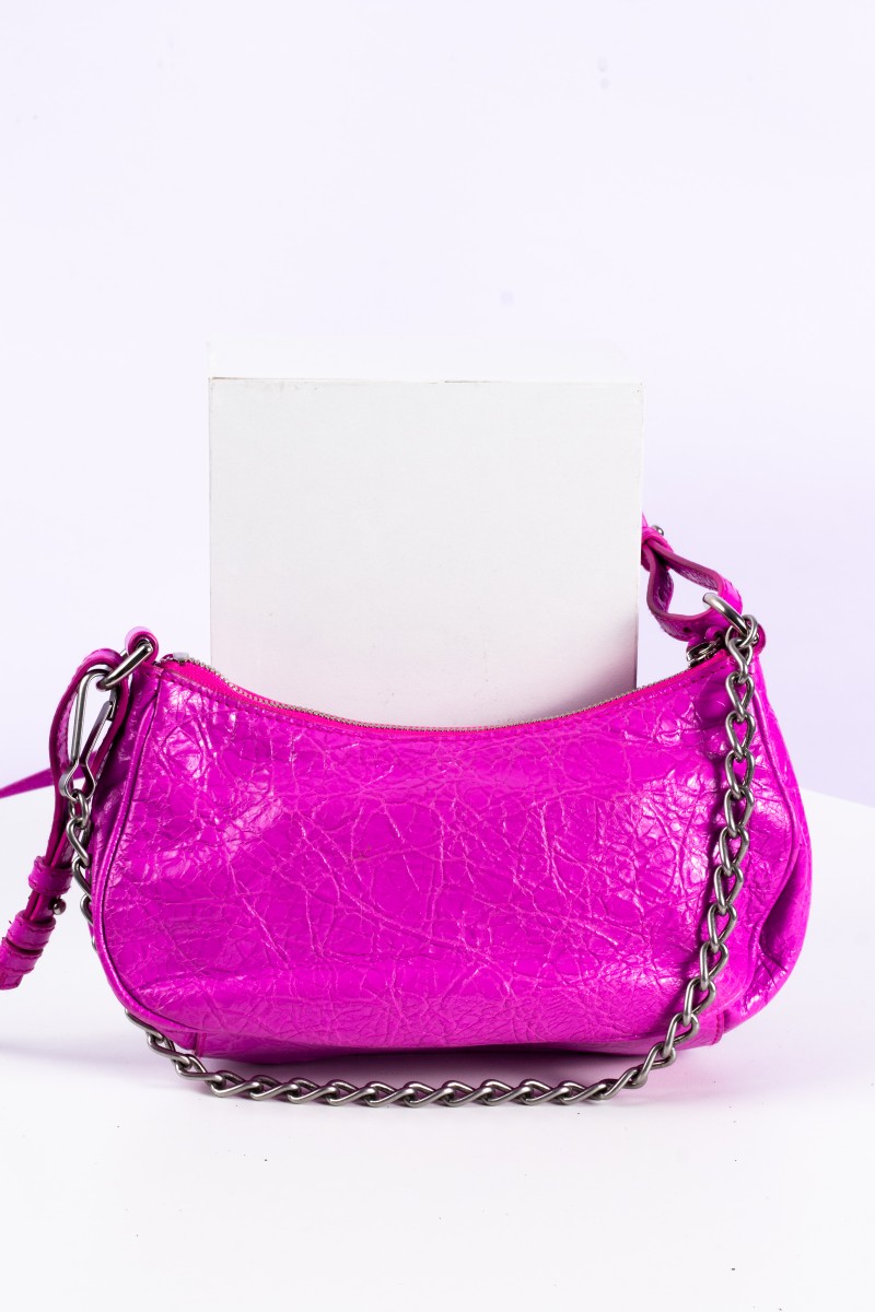 Bolsa Balenciaga Le Cagole mini rosa