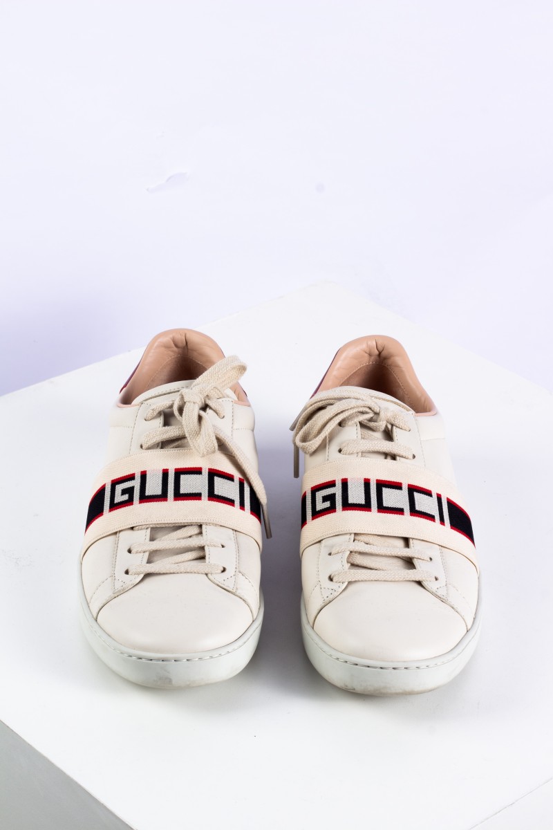 Tênis Gucci Ace Stripe Sola 40