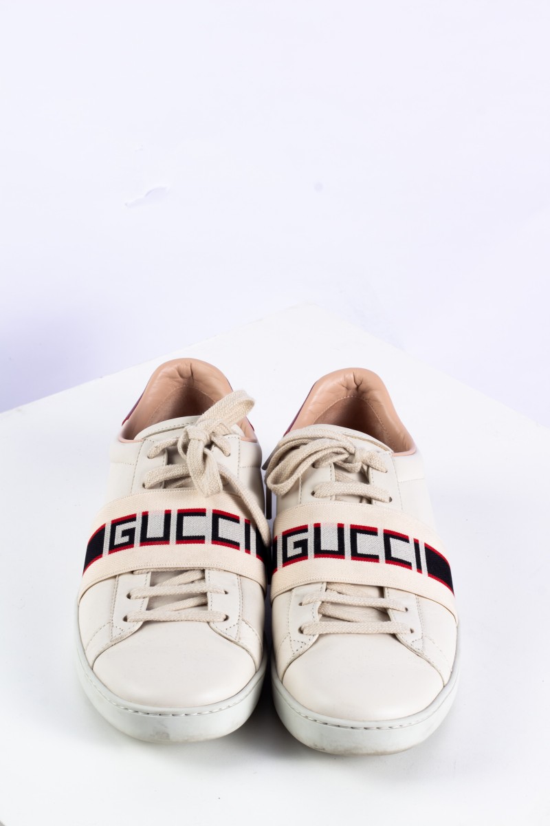 Tênis Gucci Ace Stripe Sola 40