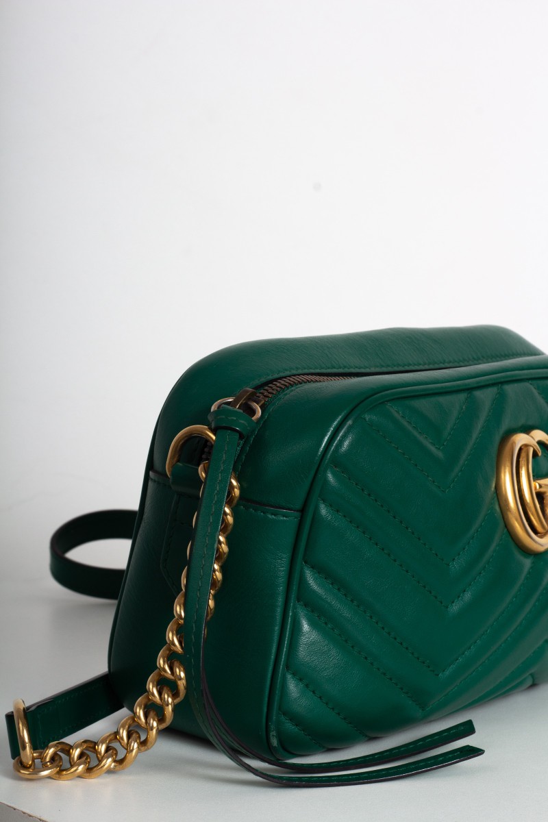 Bolsa Gucci marmont verde
