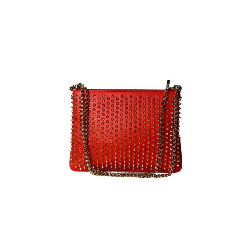 Bolsa Louboutin coral spikes