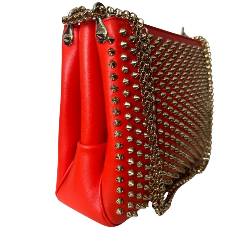 Bolsa Louboutin coral spikes