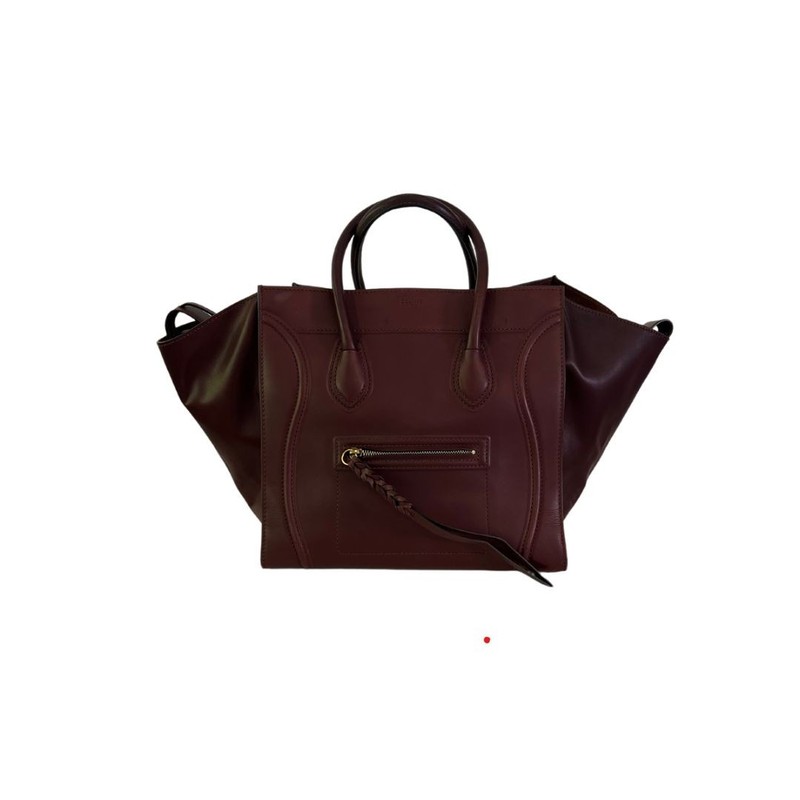 Bolsa Celine Phantom marrom escura