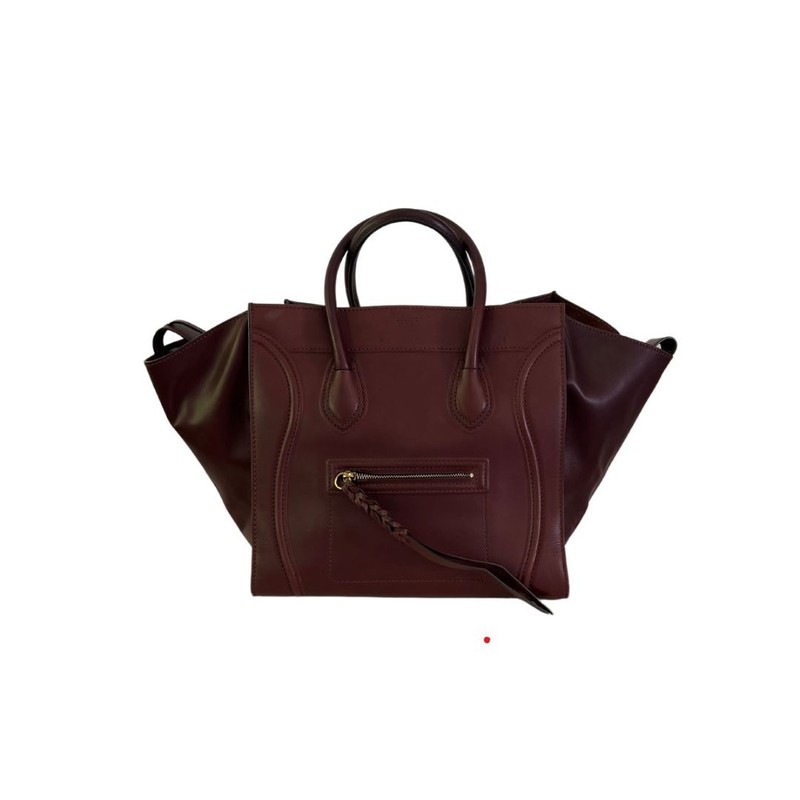 Bolsa Celine Phantom marrom escura