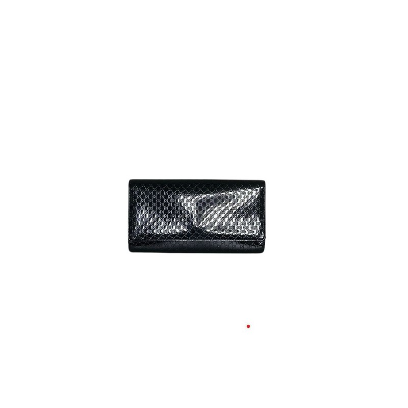 Clutch Gucci Broadway Microguccissima Verniz Preta