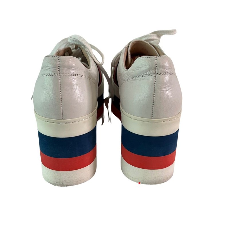 Tênis Gucci Striped Wedge 37 e sola - 36 e meio Brasil