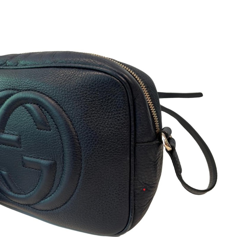 Bolsa Gucci Soho Disco Azul Marinho