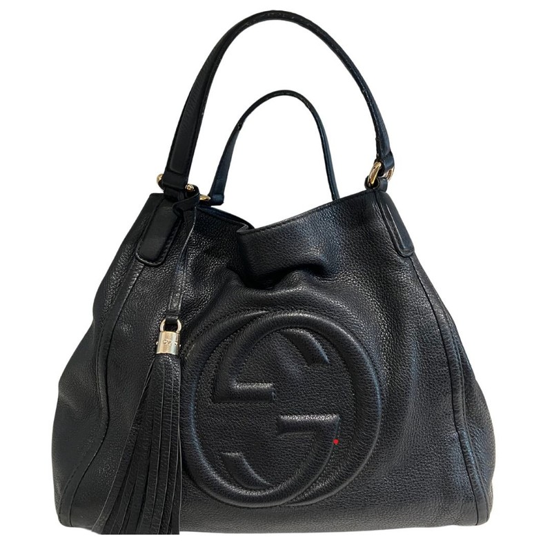 Bolsa Gucci Soho Disco Tote Preta