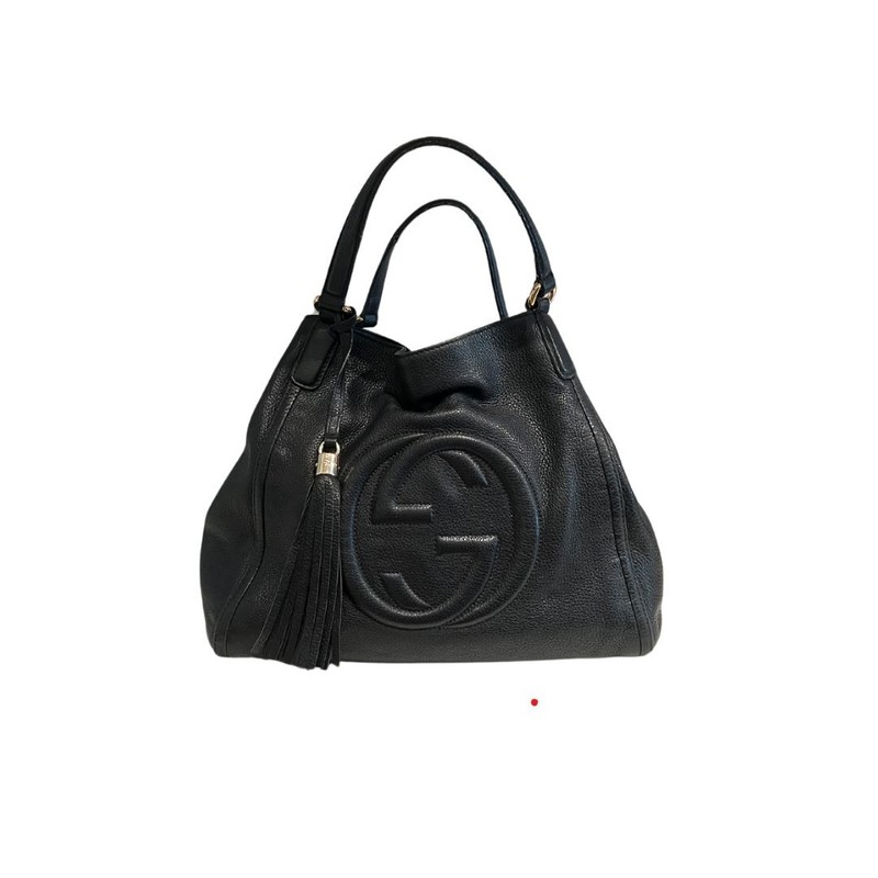 Bolsa Gucci Soho Disco Tote Preta