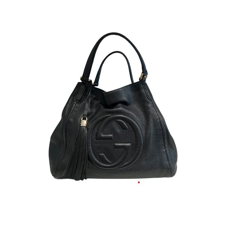 Bolsa Gucci Soho Disco Tote Preta