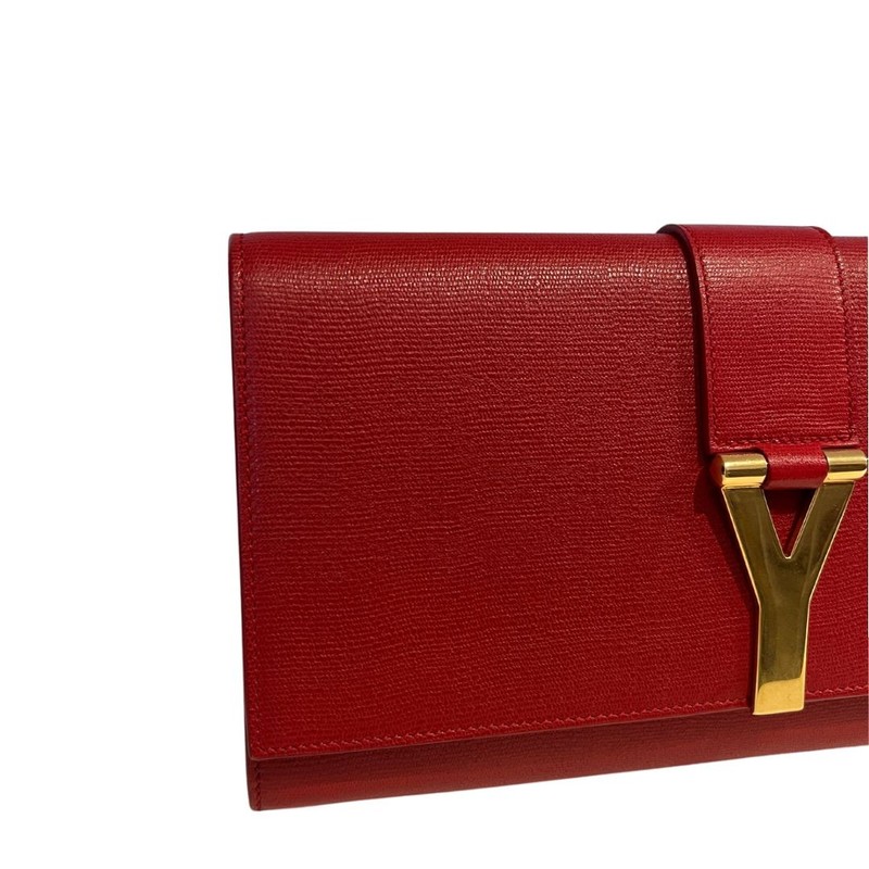 Clutch Saint Laurent Cabas Chyc Vermellha