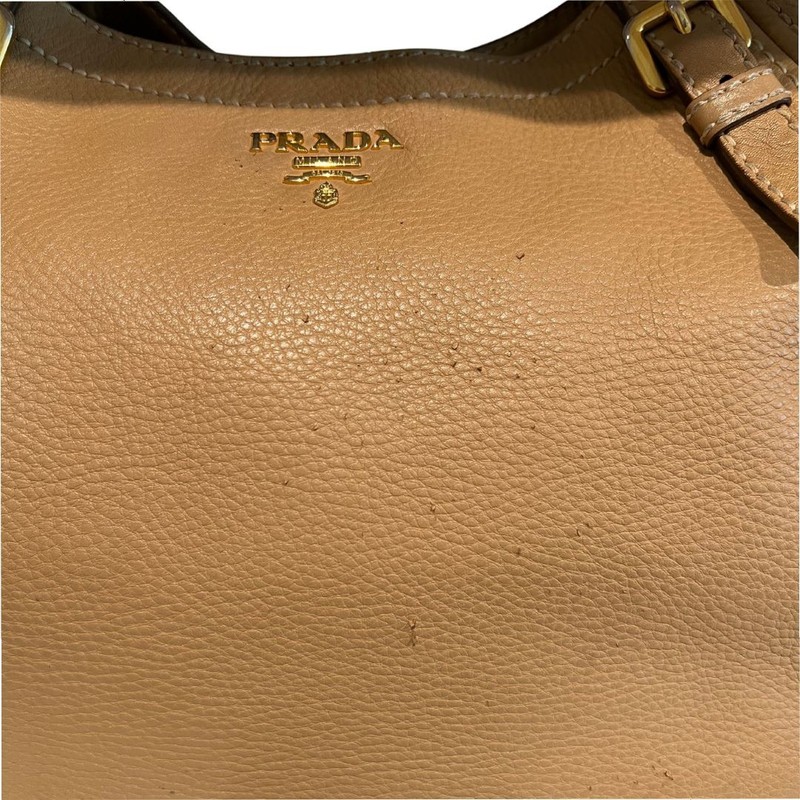 Bolsa Prada Vitello Daino Tote Bege