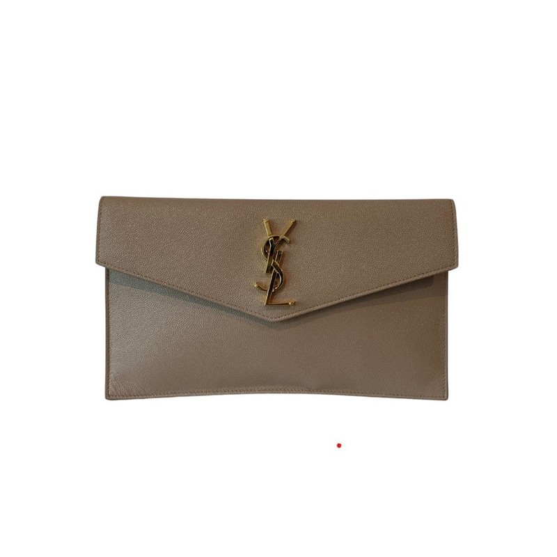 Clutch Saint Laurent Uptown Bege