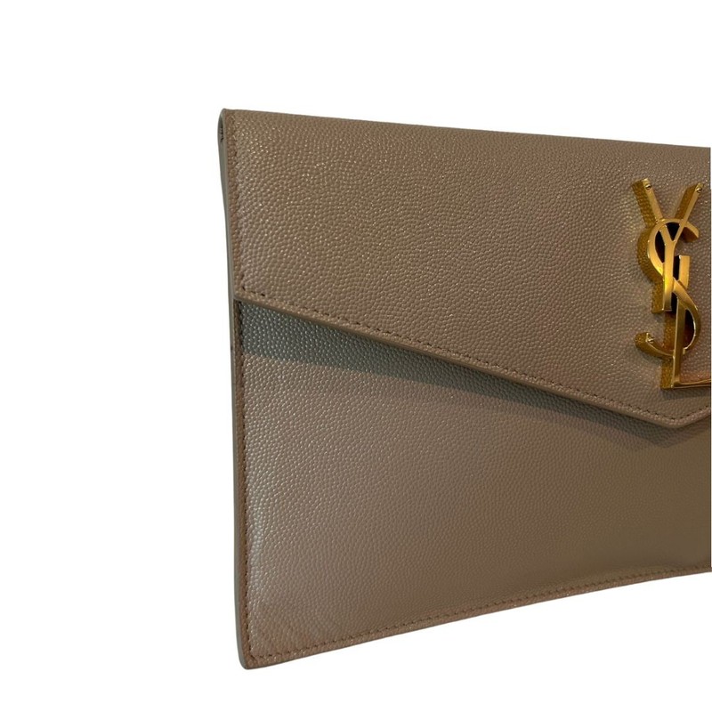 Clutch Saint Laurent Uptown Bege