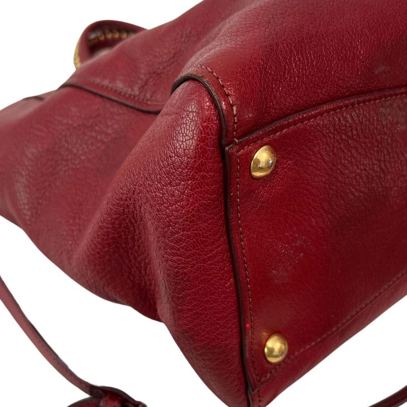 Bolsa Miu Miu Tote Stud Vinho