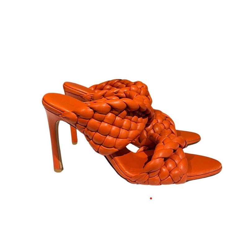 Sandália Bottega Veneta New Wave Laranja 36 Brasil