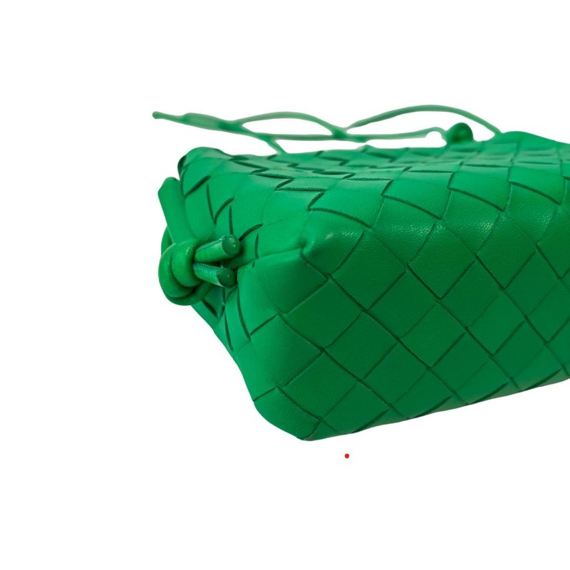 Bolsa Bottega Entrecciato Camera Bag Verde