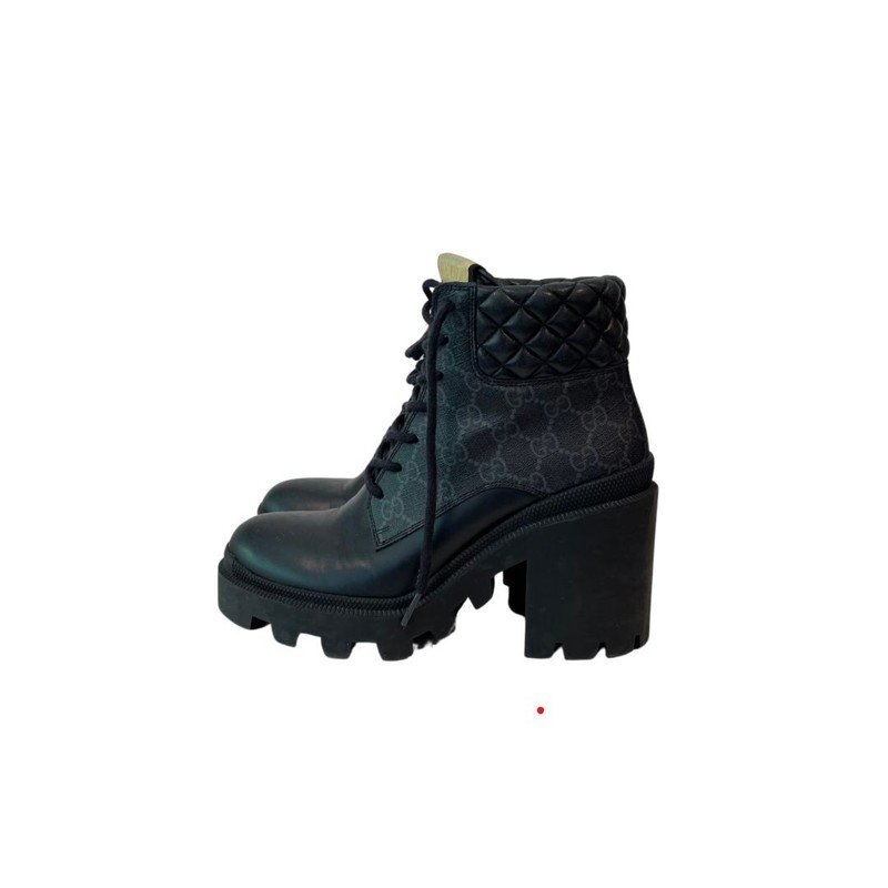 Bota Gucci Trip GG Preta 37 Sola - 35 Brasil