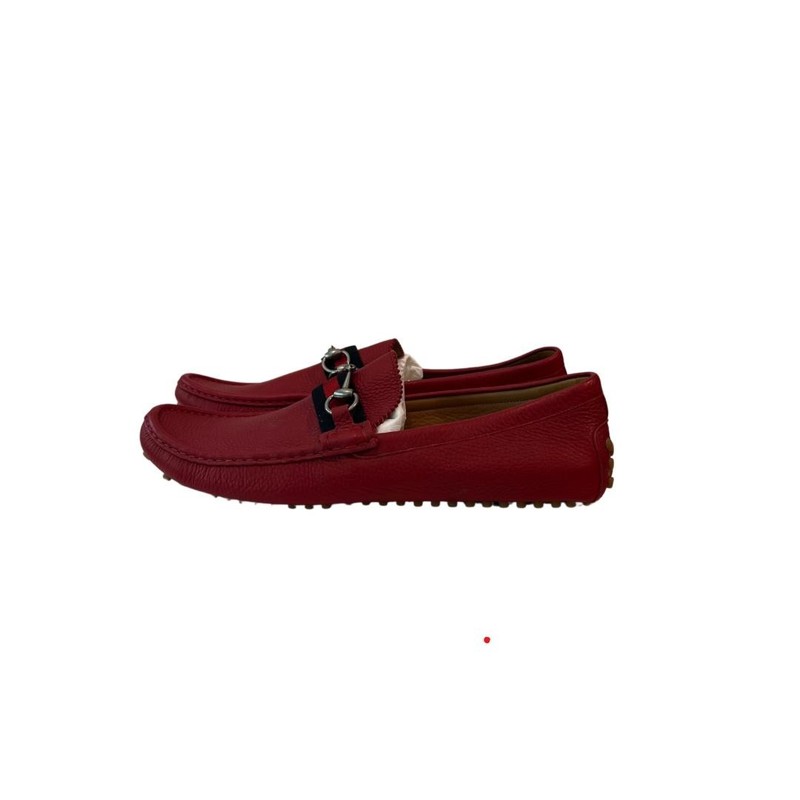 Mocassim Gucci vermelho 12 sola - 43 Brasil