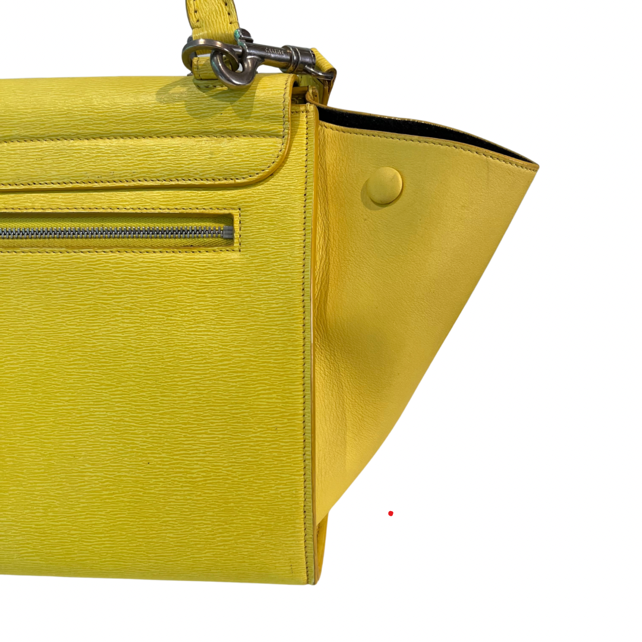 Bolsa Celine Trapeze amarela