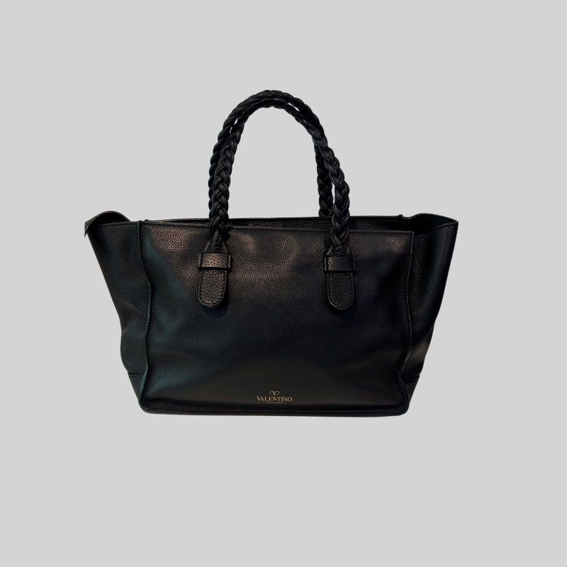 Bolsa Valentino Tote Brained Calfskin 