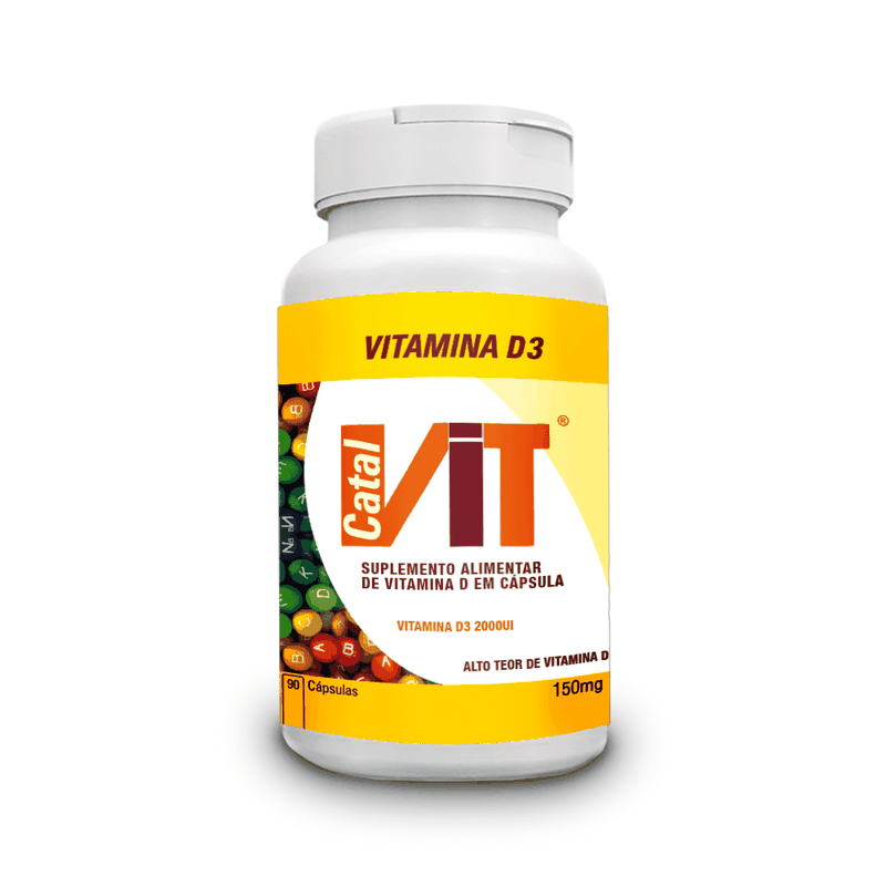 Vitamina D3 150mg 90 Cápsulas Catalmedic