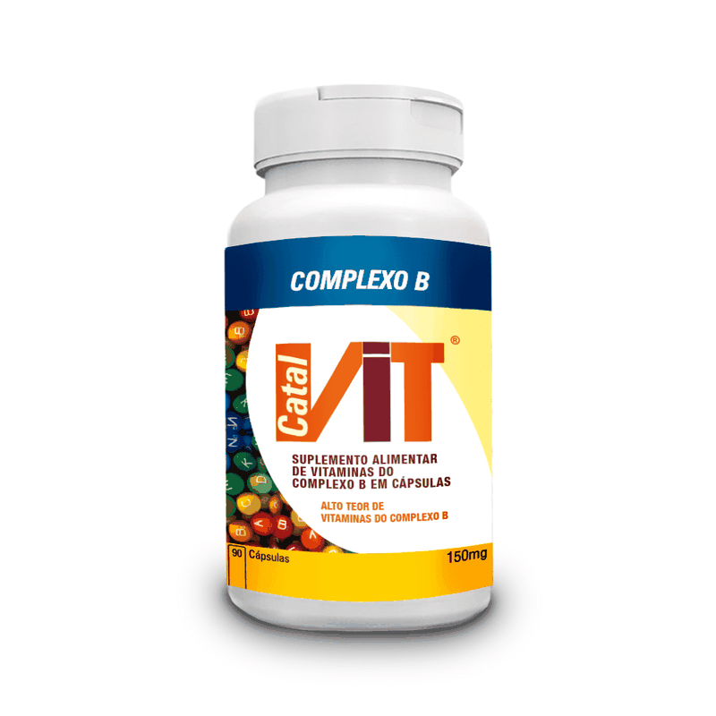 Vitamina Complexo B + Colina 150mg 120 Cápsulas Catalmedic
