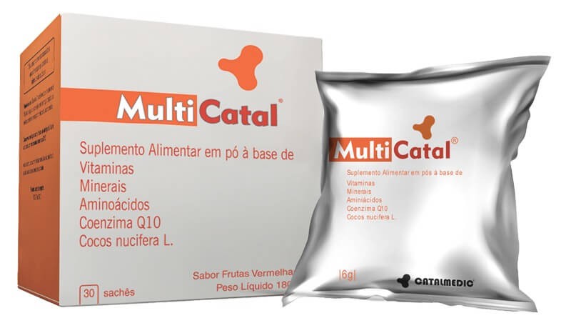 Multicatal Sabor Frutas Vermelhas 180g Catalmedic