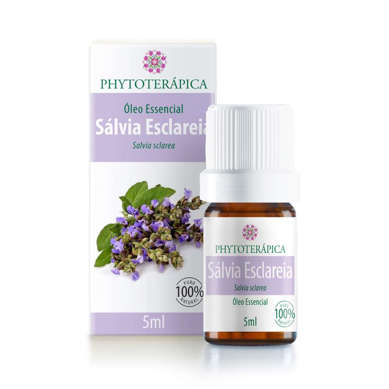 Óleo Essencial Sálvia Esclareia 5ml Phytoterápica