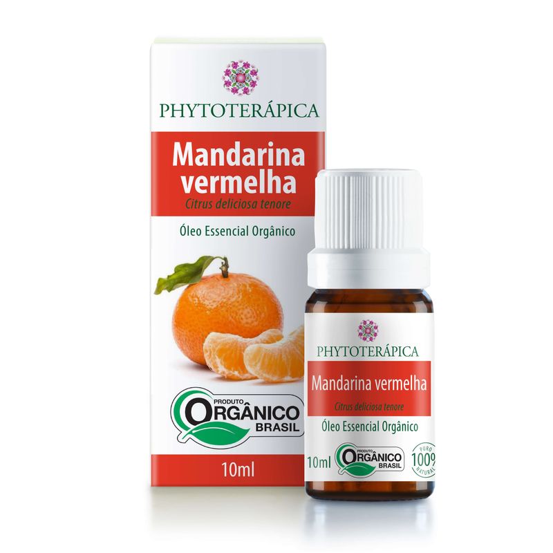 Óleo Essencial Mandarina Vermelha 10ml Phytoterápica