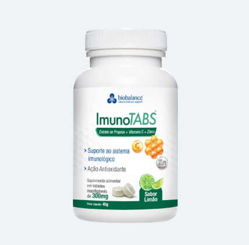ImunoTABS Extrato de Pópolis+Vitamina C+Zinco 300mg 150 Tabletes