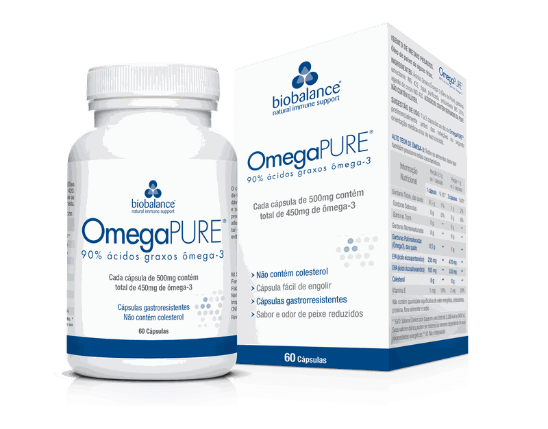 Ômega-3 OmegaPURE 60 Cápsulas Biobalance