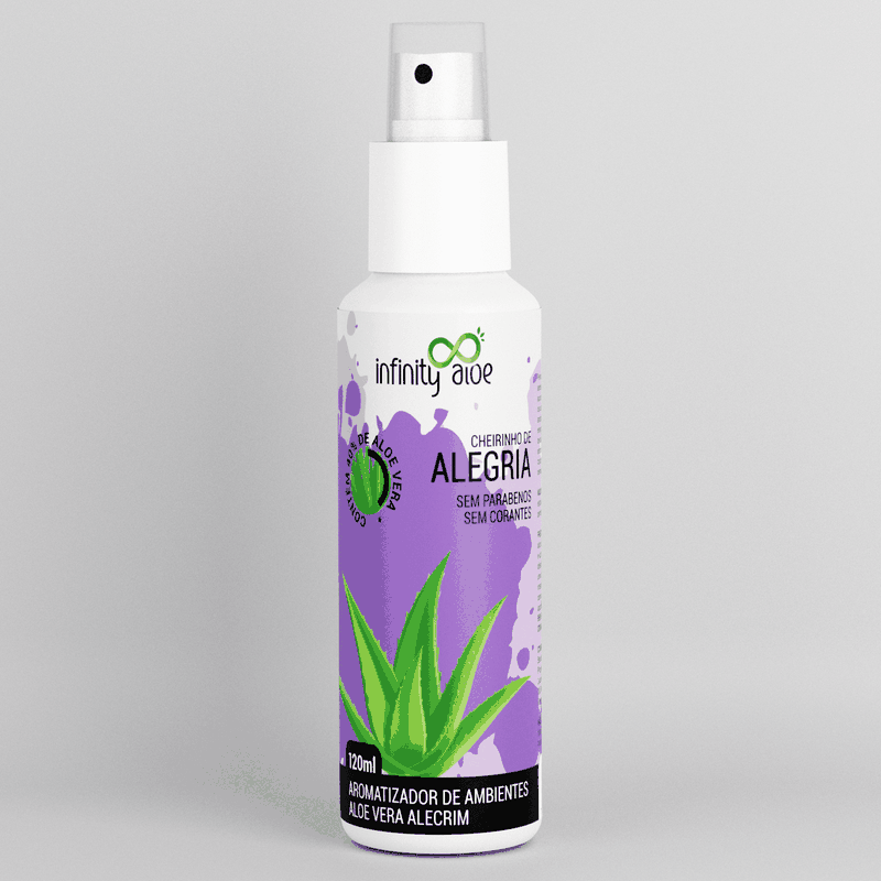 Aromatizador de Ambientes de Aloe Vera Alecrim 120 ml Infinity Aloe