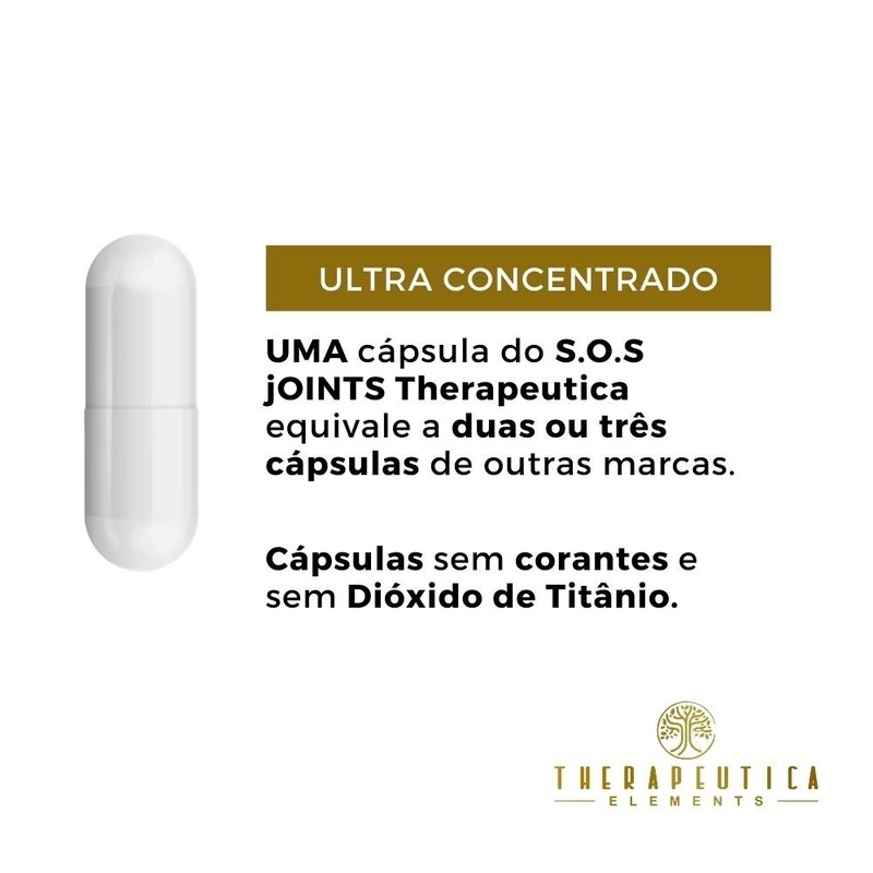 SOS Joints (Articulações) 60 Cápsulas Therapeutica Elements