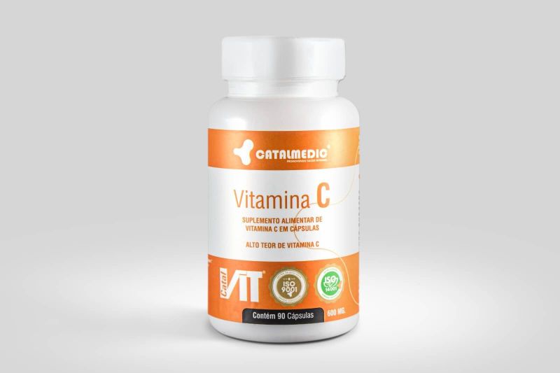 Vitamina C 600mg 90 Cápsulas Catalmedic