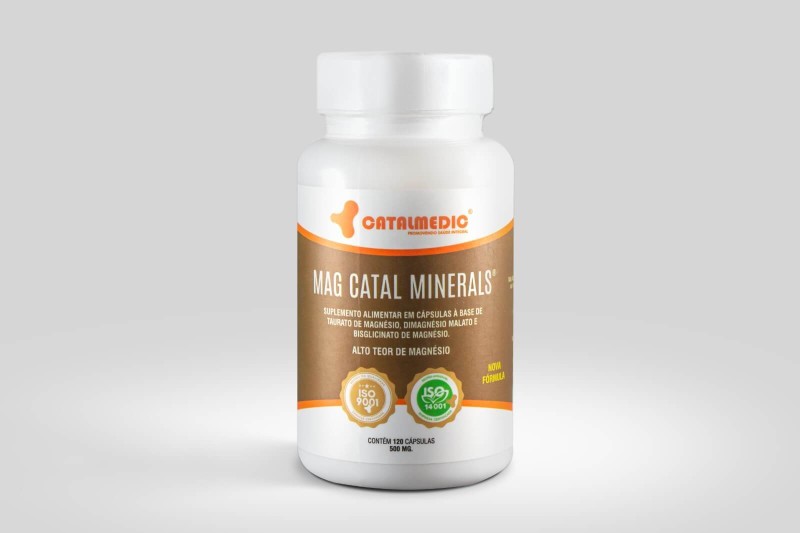 Magcatal 500mg 120 Cápsulas Catalmedic