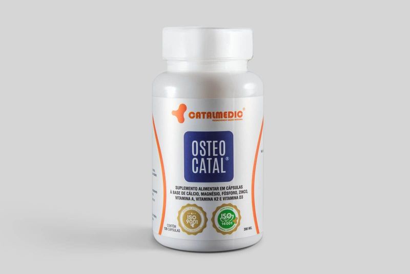 Osteocatal 390mg 120 Cápsulas Catalmedic