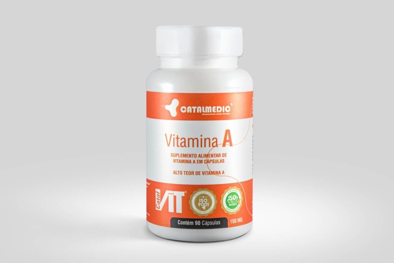 Vitamina A 150mg 90 Cápsulas Catalmedic