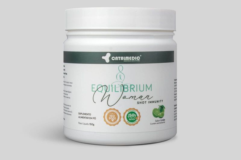 Equilibrium Woman SHOT IMMUNITY Sabor Limão 150g Catalmedic